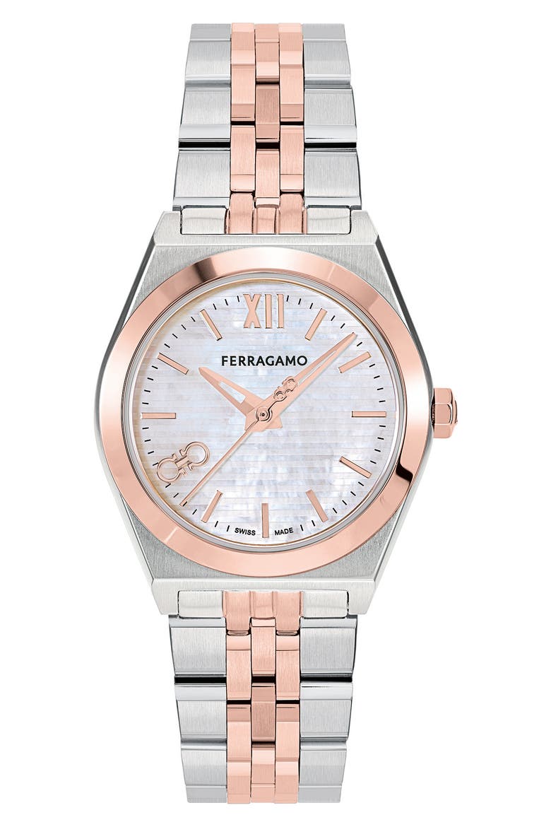 Vega Bracelet Watch, 28mm, Main, color, TWO TONE