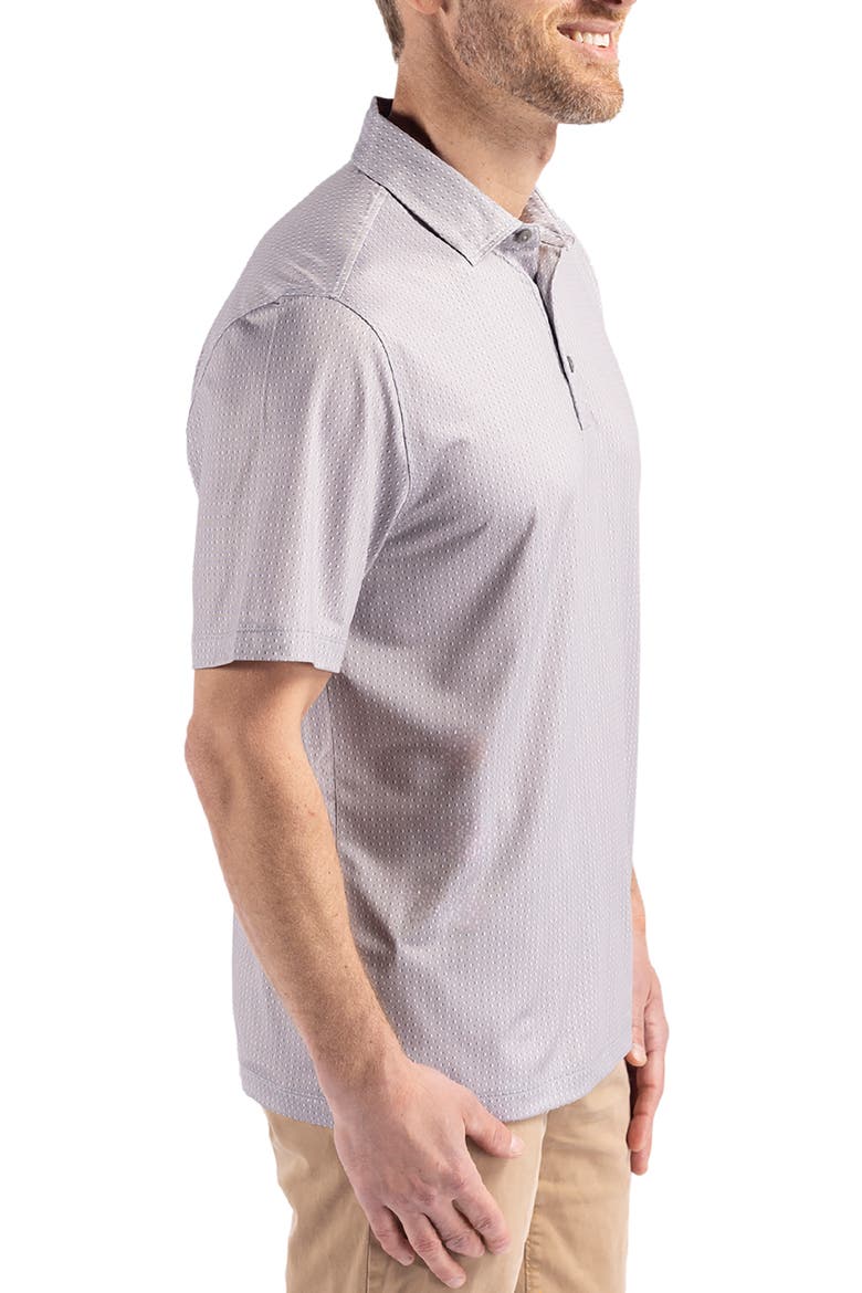 Pike Shadow Check Print Polo, Alternate, color, POLISHED