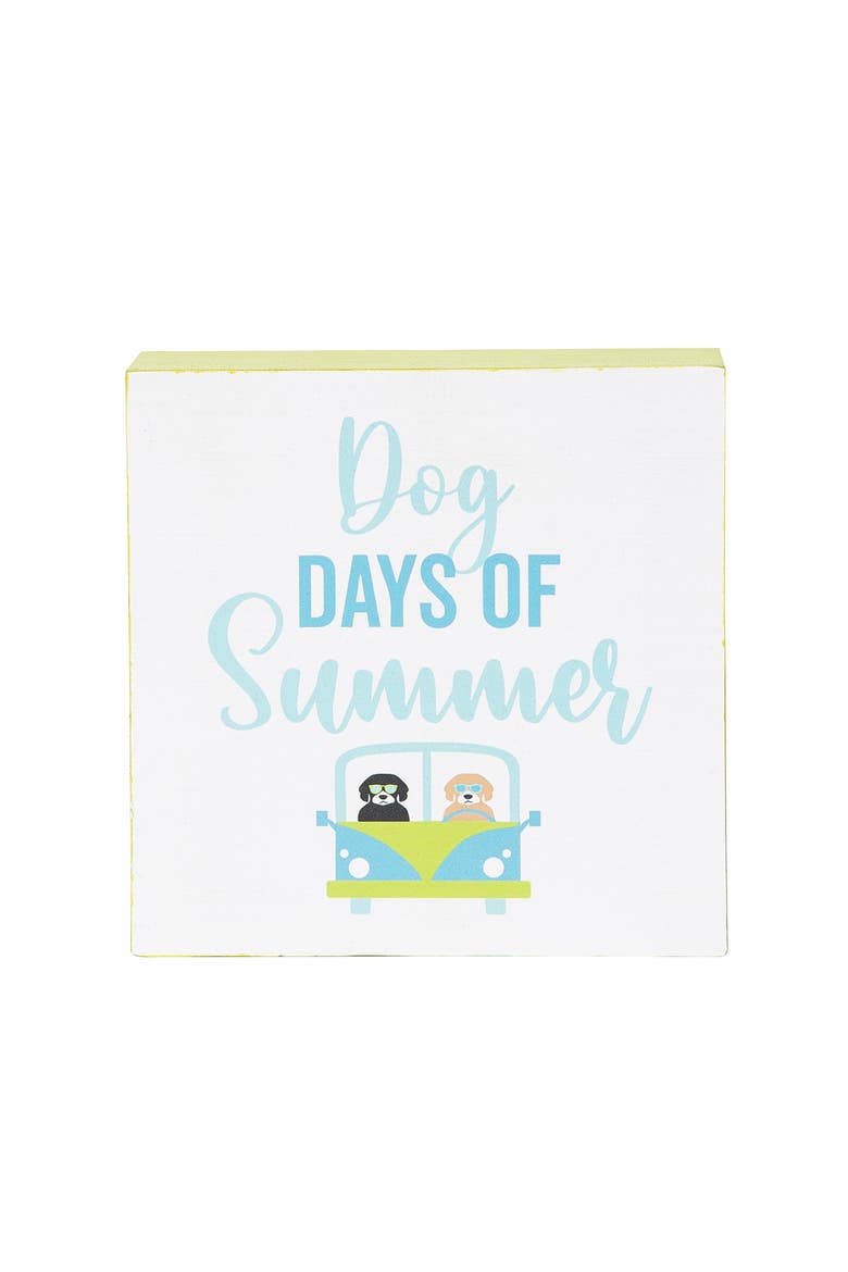 Dog Days Of Summer Shelf Block, Main, color, Blue