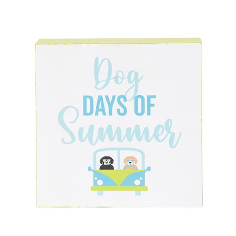 Dog Days Of Summer Shelf Block