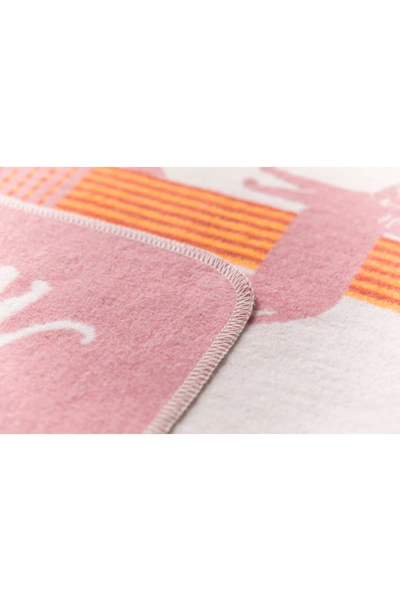 Juwel Cats Allover Baby Blanket, Alternate, color, Rouge