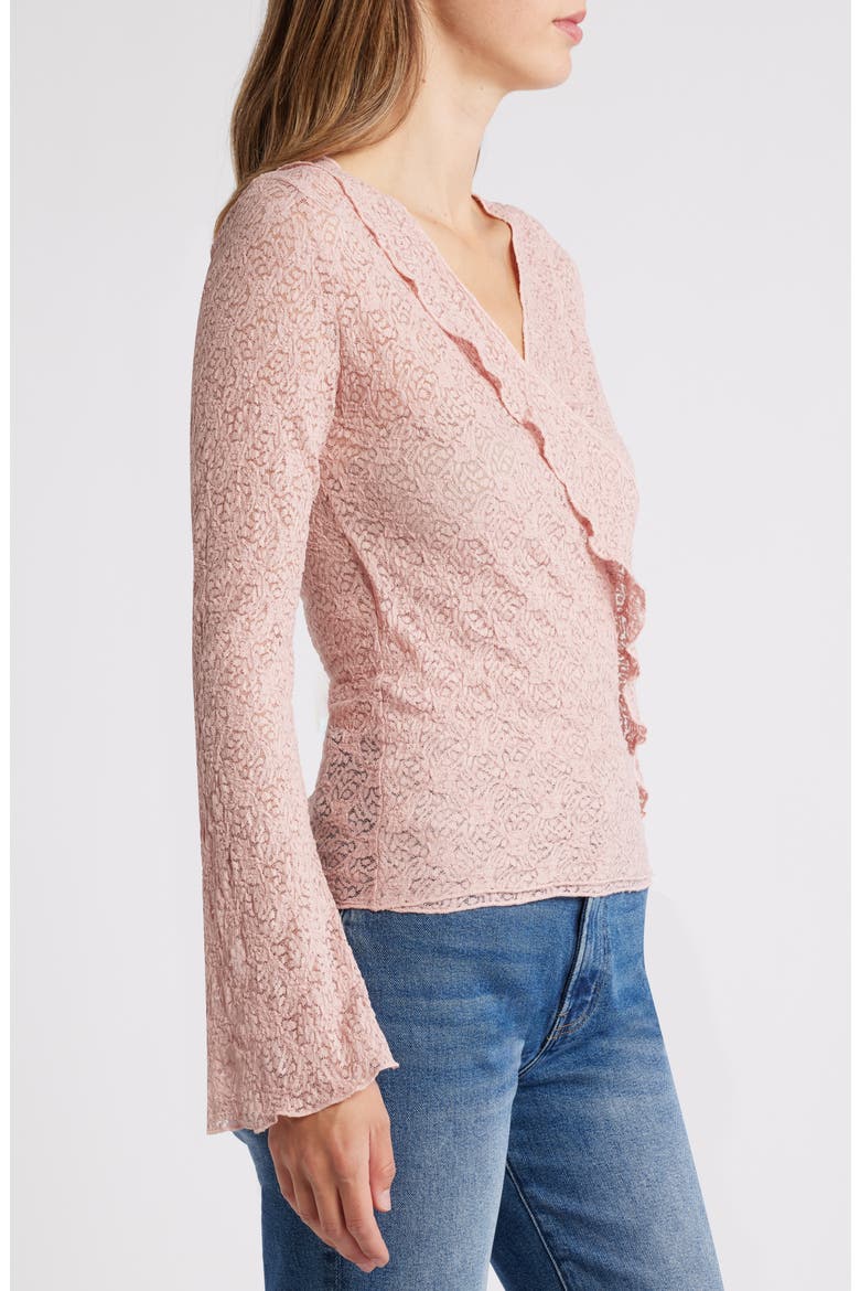 Floral Lace Top, Alternate, color, BLUSH