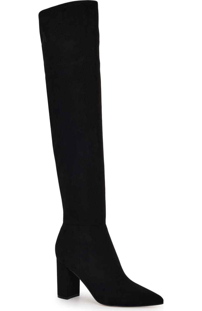 Nine West Miykah Pointed Toe Over the Knee Boot, Main, color,