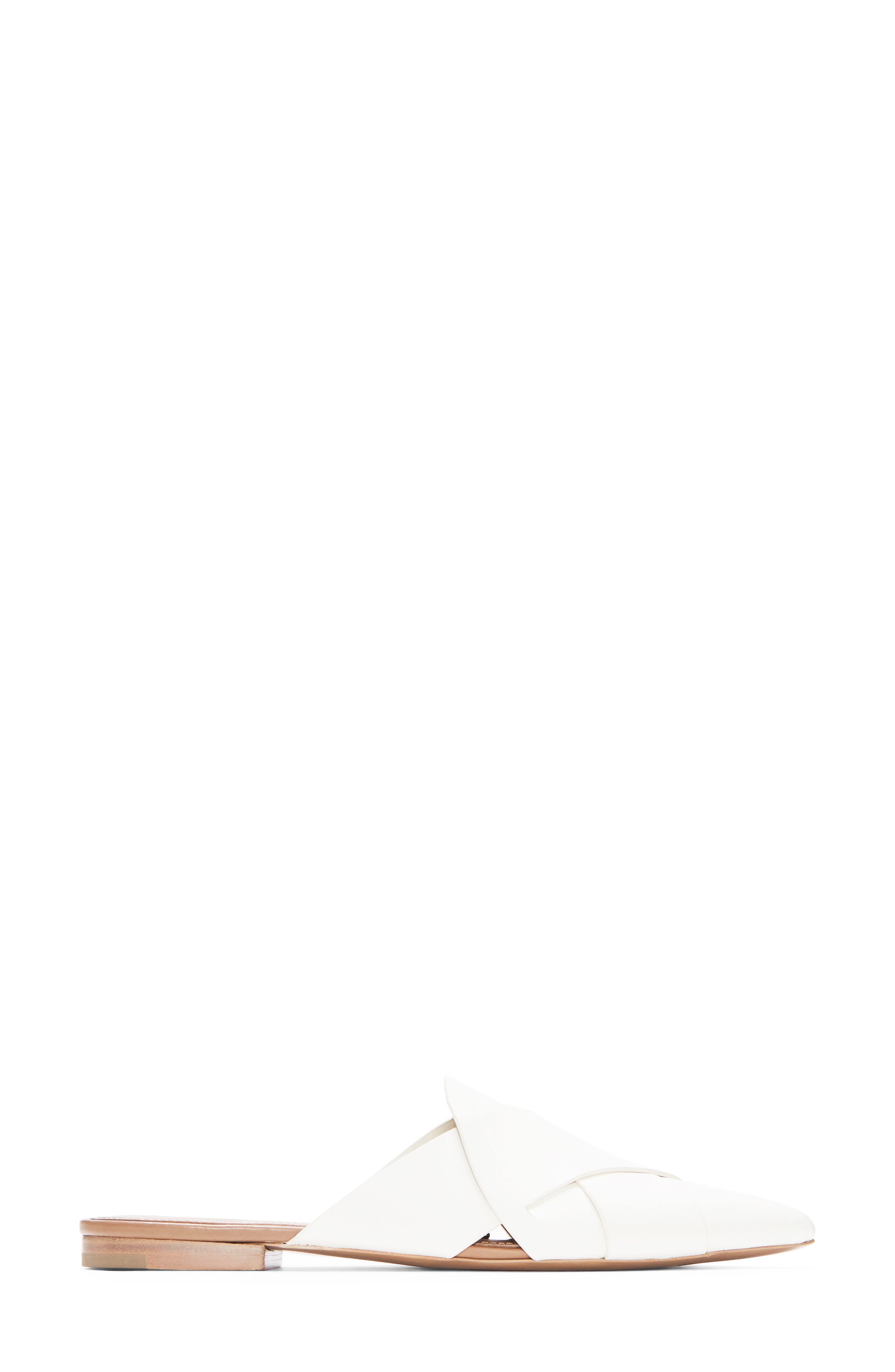 Leive Pointy Toe Mule, Alternate, color, WHITE LEATHER