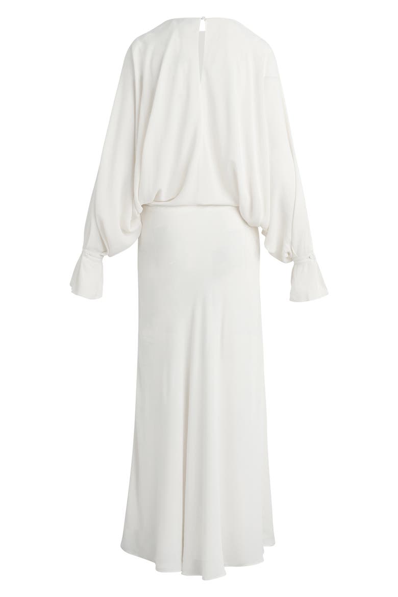 Making Me Blush Long Sleeve Maxi Dress, Alternate, color, IVORY