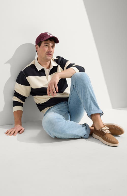 Rothys Rothy's The Ravello Boat Shoe In Nautical Brown