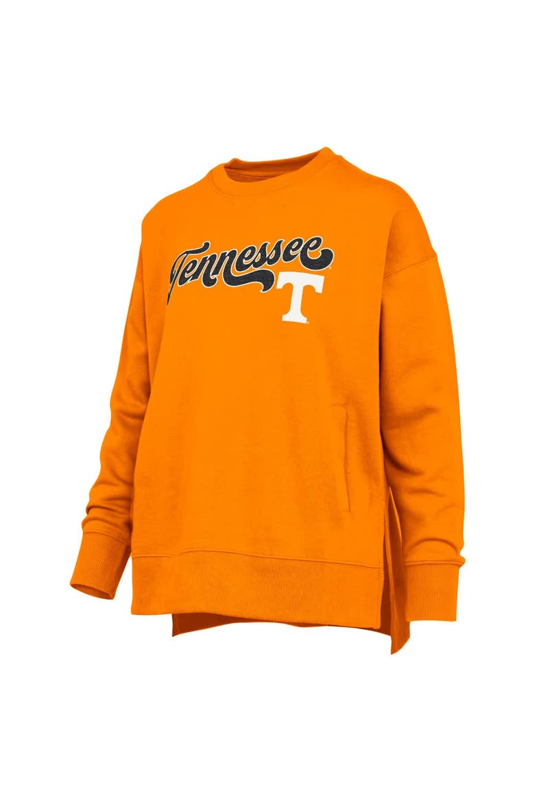 Women's Pressbox Tennessee Orange Tennessee Volunteers Bonanza Chenille Harper Script Sweatshirt, Alternate, color, Tennessee Orange