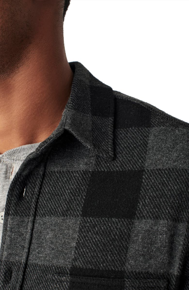 Faherty Legend Buffalo Check Flannel Button-Up Shirt, Alternate, color,