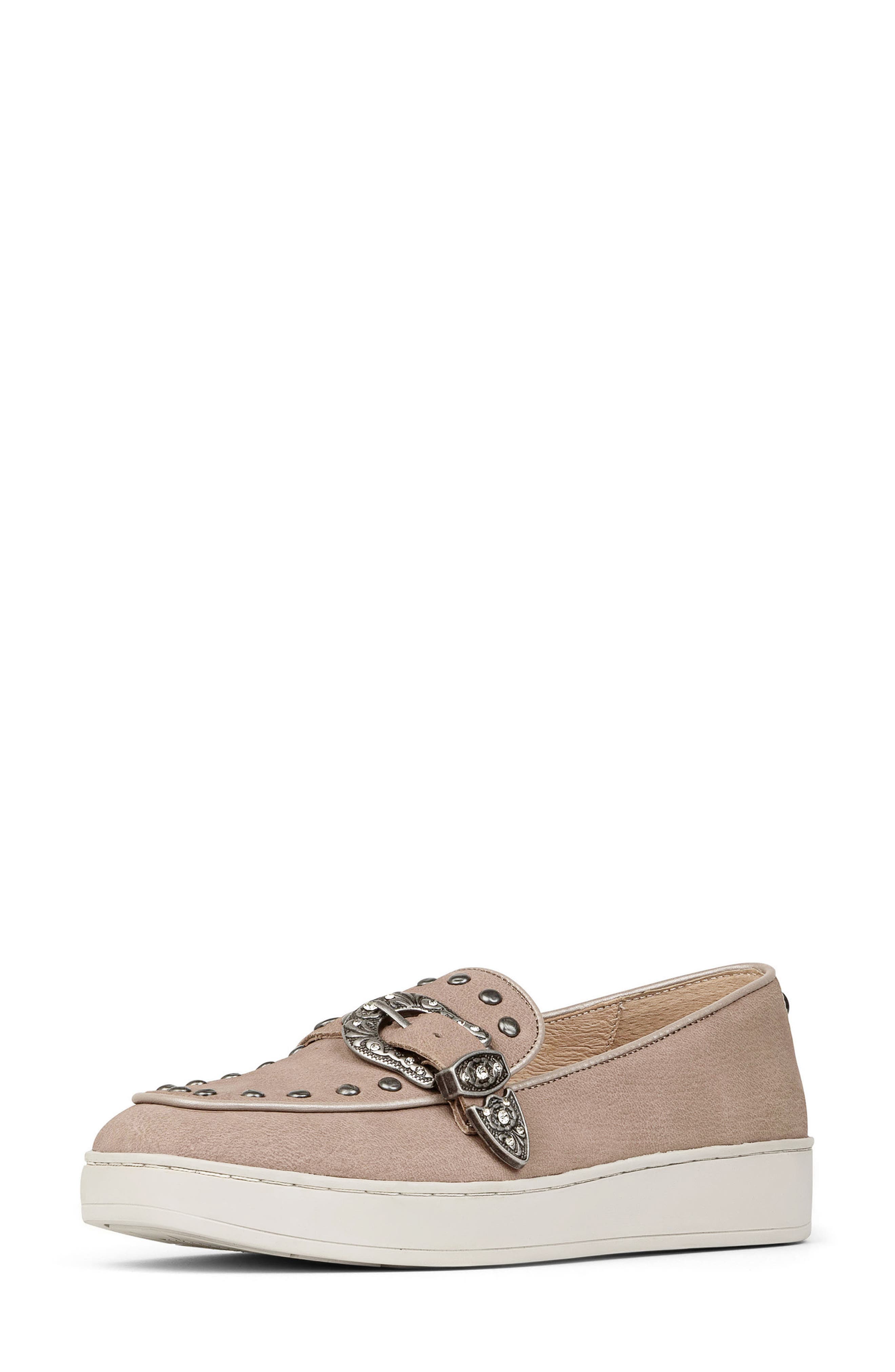 Donald Pliner Platform Wedge Loafer, Alternate, color, Taupe