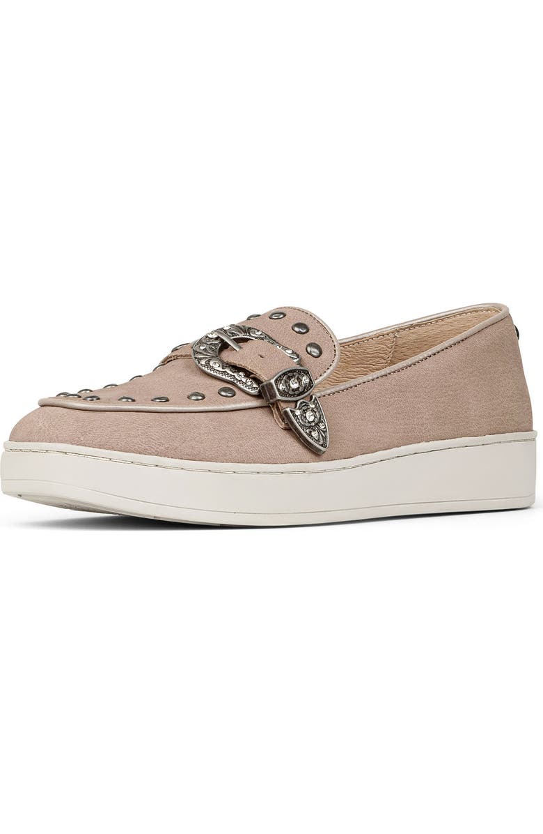 Donald Pliner Platform Wedge Loafer, Alternate, color, Taupe