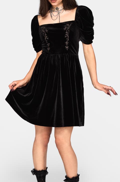 Rasque Velour Mini Dress