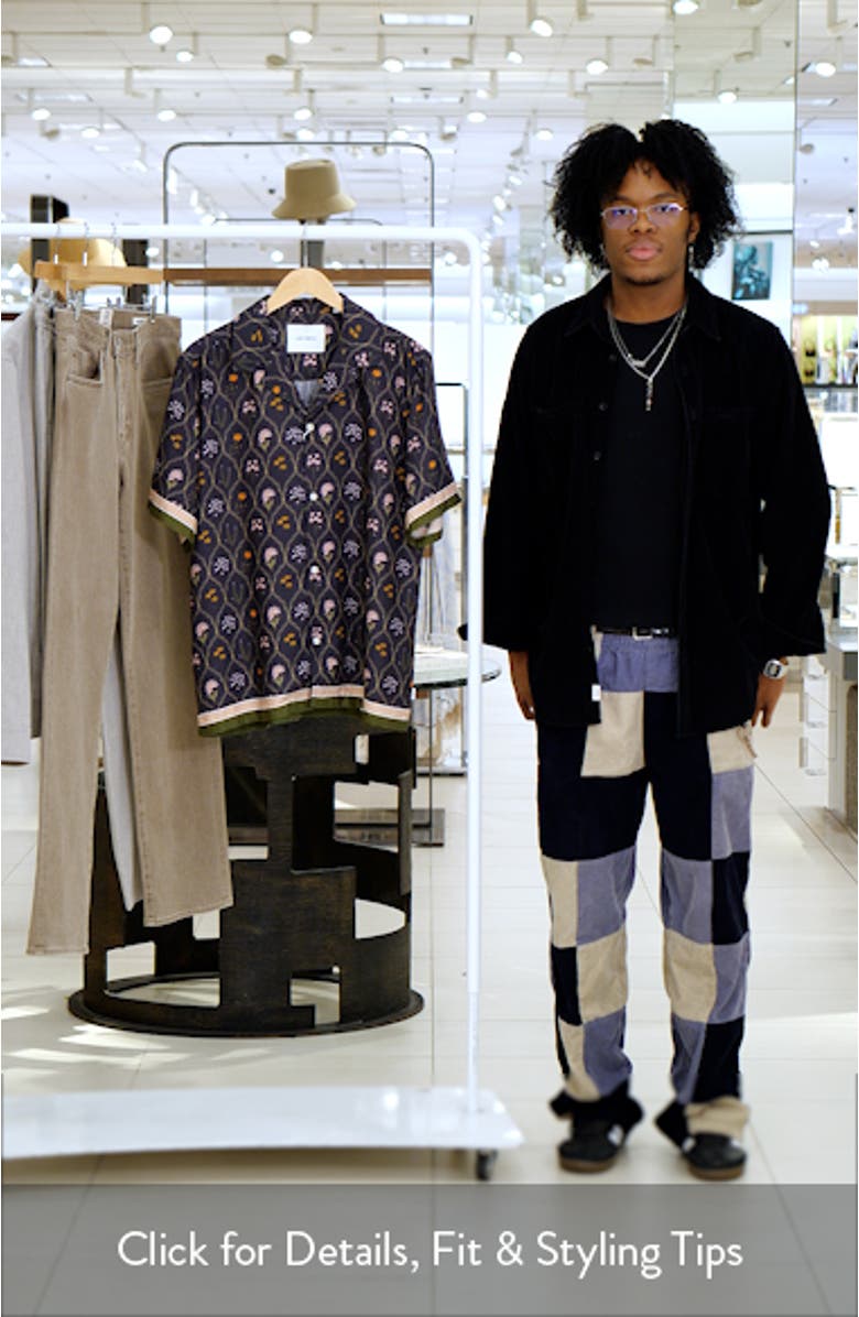 Lukas Wildflower Short Sleeve Button-Up Shirt, sales video thumbnail