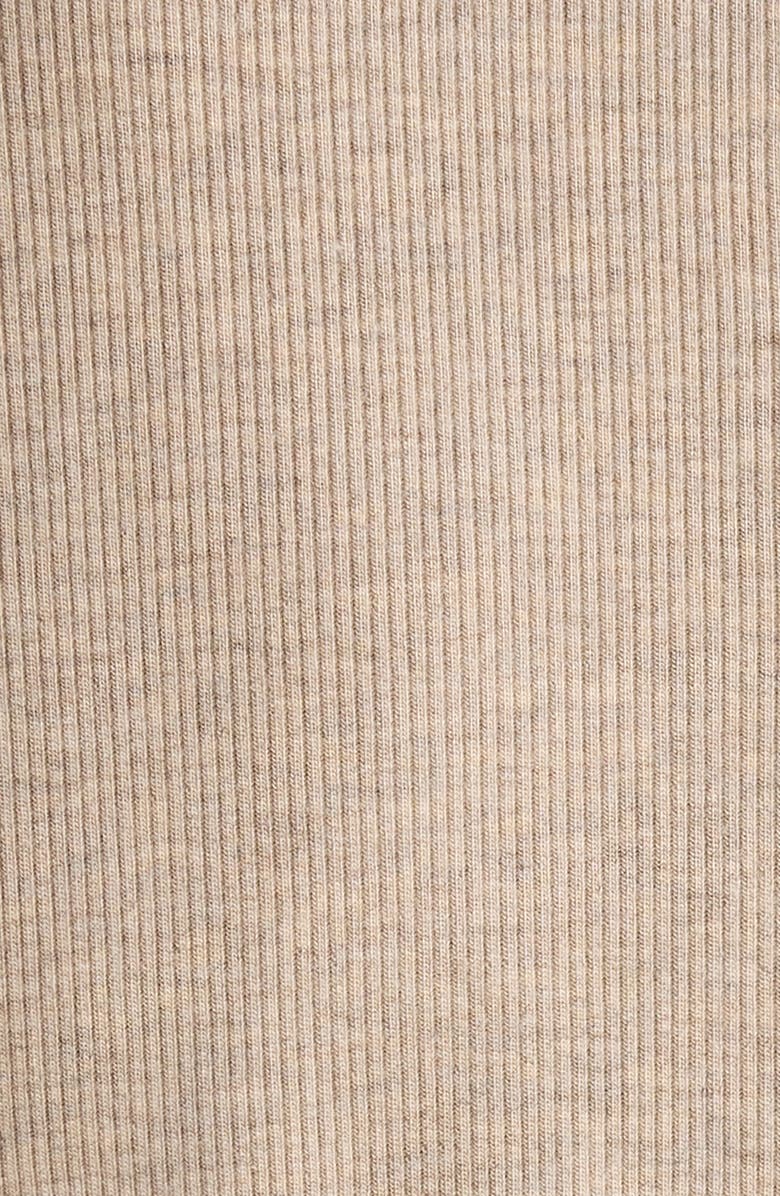 FRAME The Heather Stretch Modal Rib Top, Alternate, color, Tabby Heather