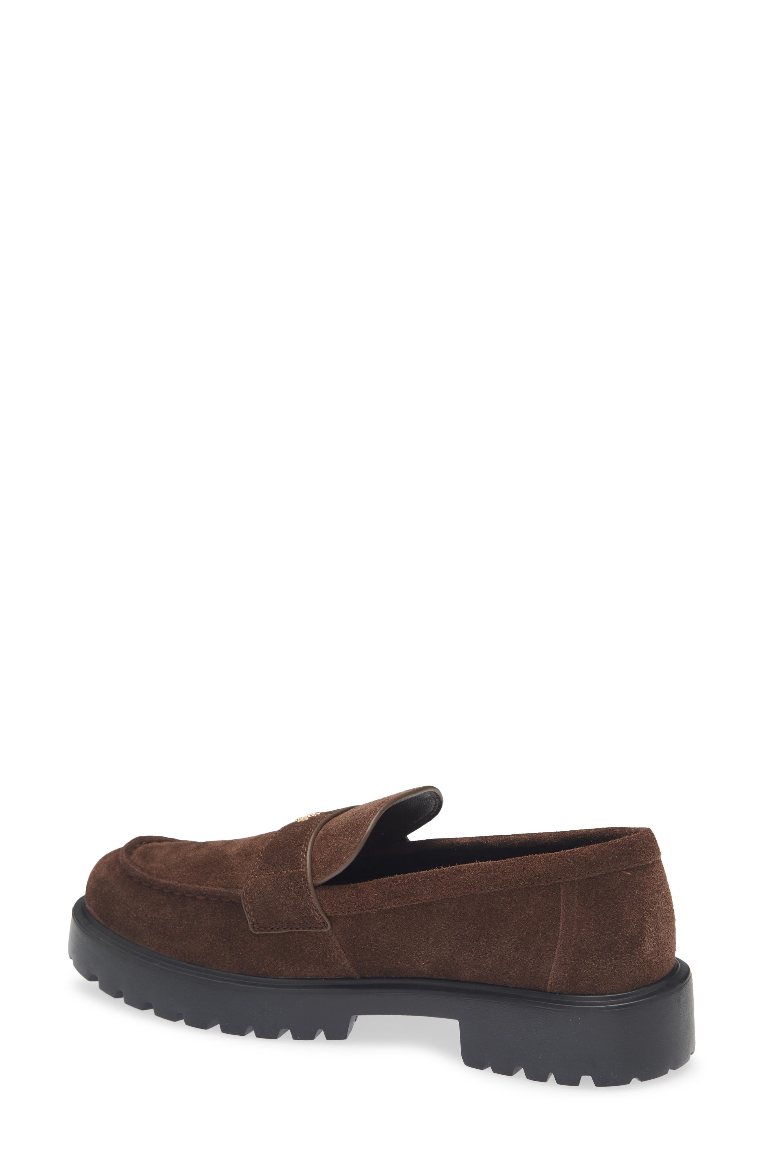 Classic Platform Lug Sole Loafer, Alternate, color, DARK COCOA