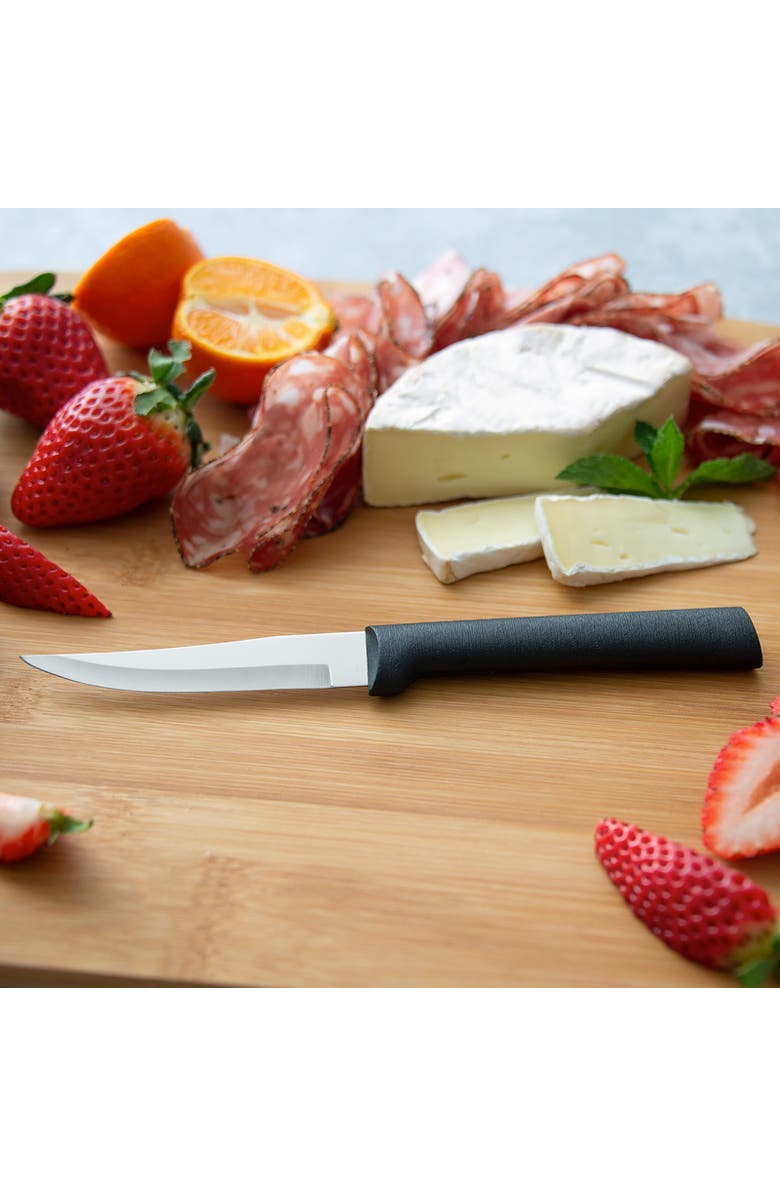 Rada 2 Piece Paring Knife Set with Sharpener and Gift Box, Alternate, color, Black