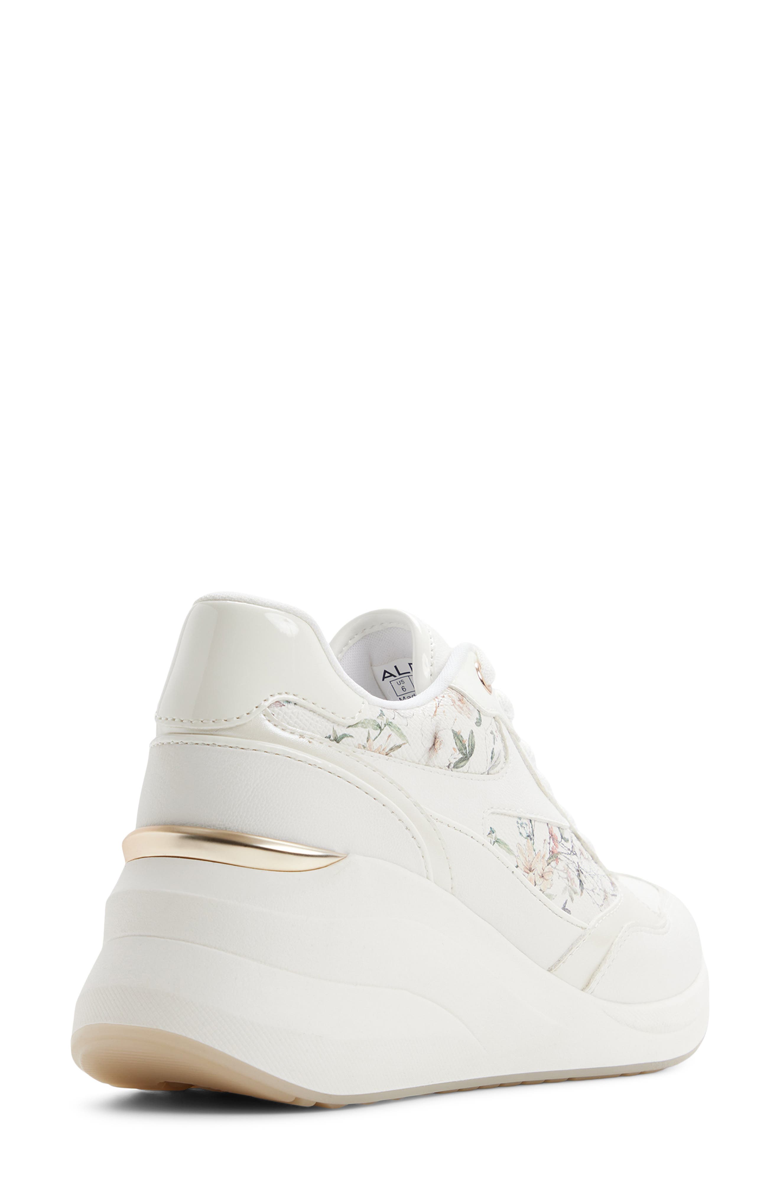 ALDO Asiejan Sneaker, Alternate, color, White Multi