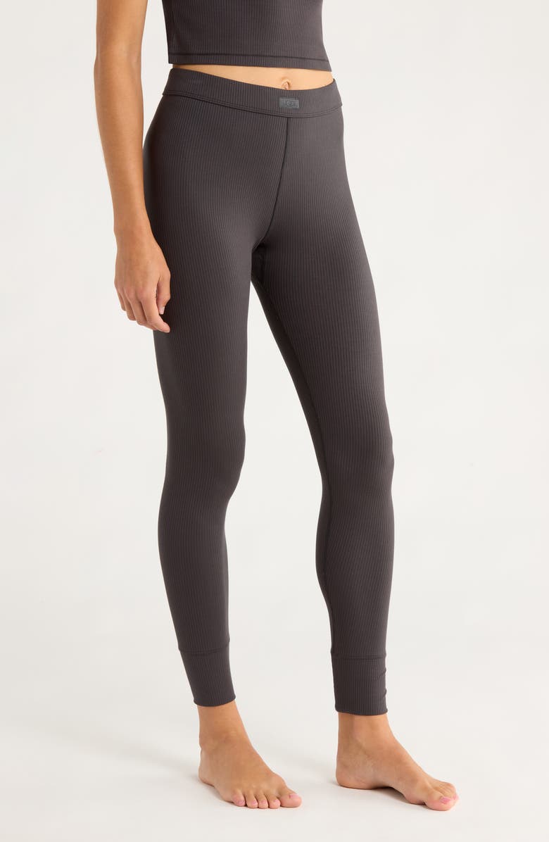 UGG<sup>®</sup> Paloma II Rib High Waist Lounge Leggings, Alternate, color, Ink