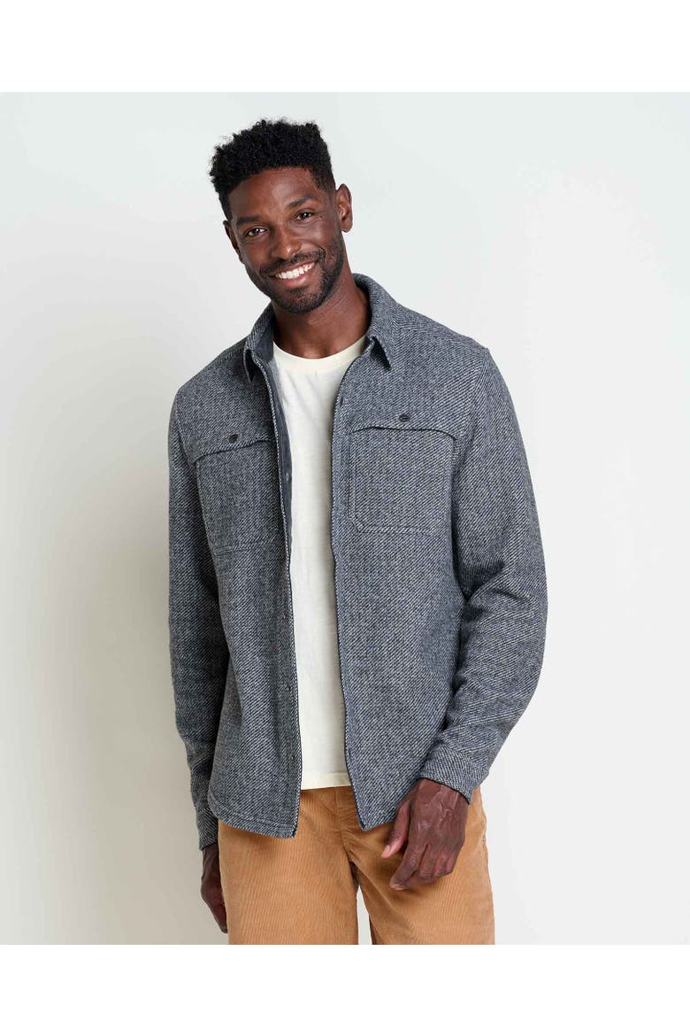 Kennicott Shirt Jacket, Main, color, Heather Grey Twill