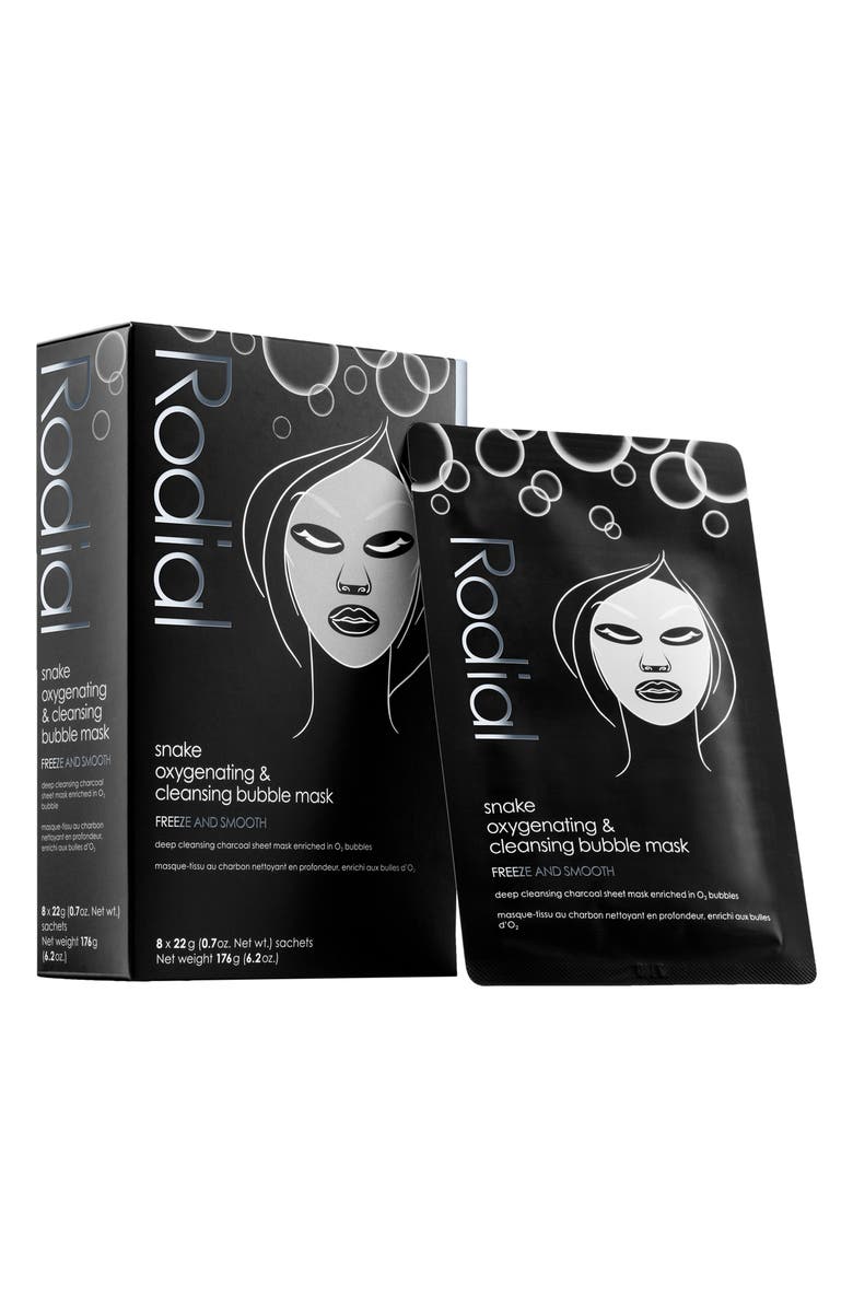 Rodial Snake Oxygenating & Cleansing Bubble Sheet Mask, Main, color, 