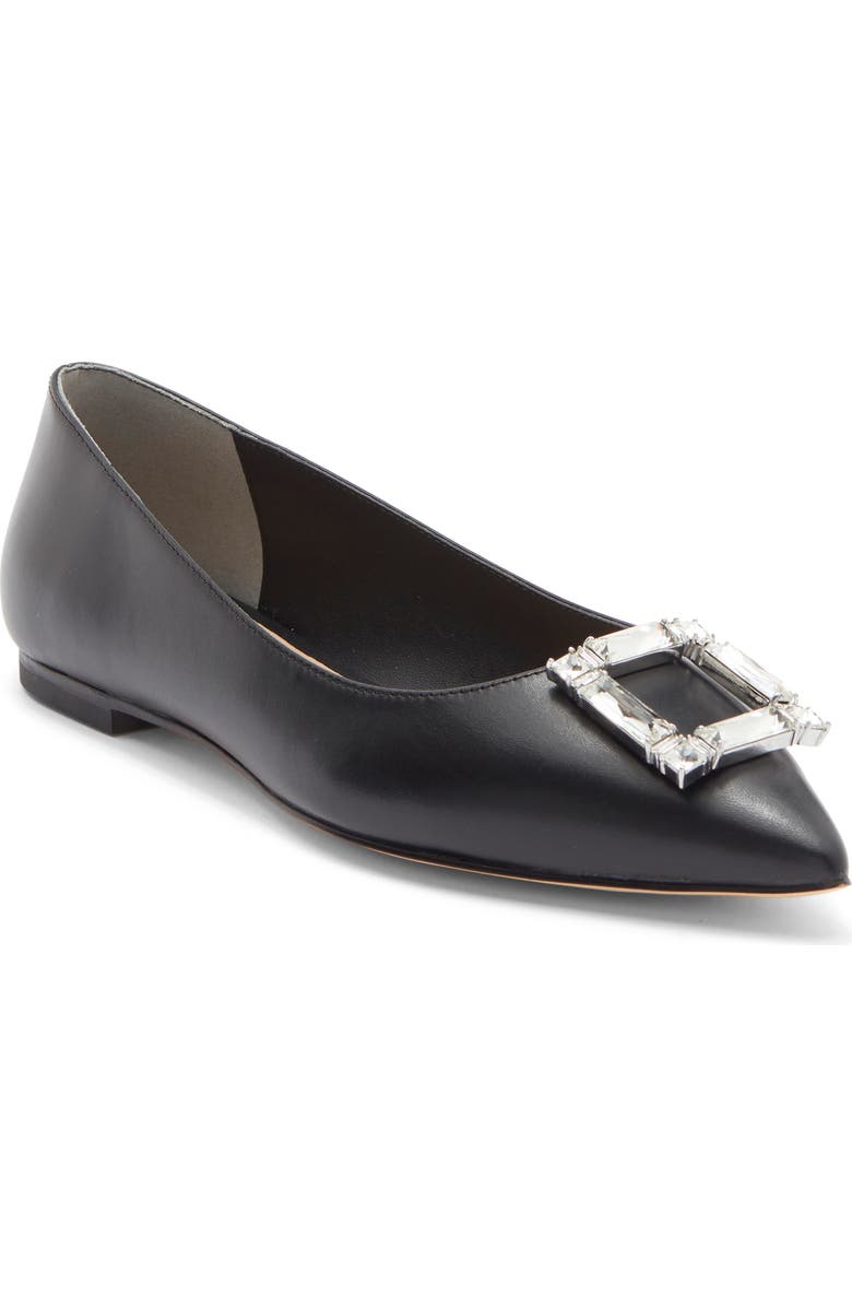Stuart Weitzman June Flat, Main, color, Black