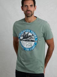 Weird Fish Coasting Front Print Graphic T-Shirt