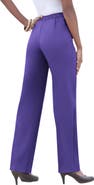 Roaman's Plus Size Classic Bend Over® Structured Straight Leg Pull-On Pant
