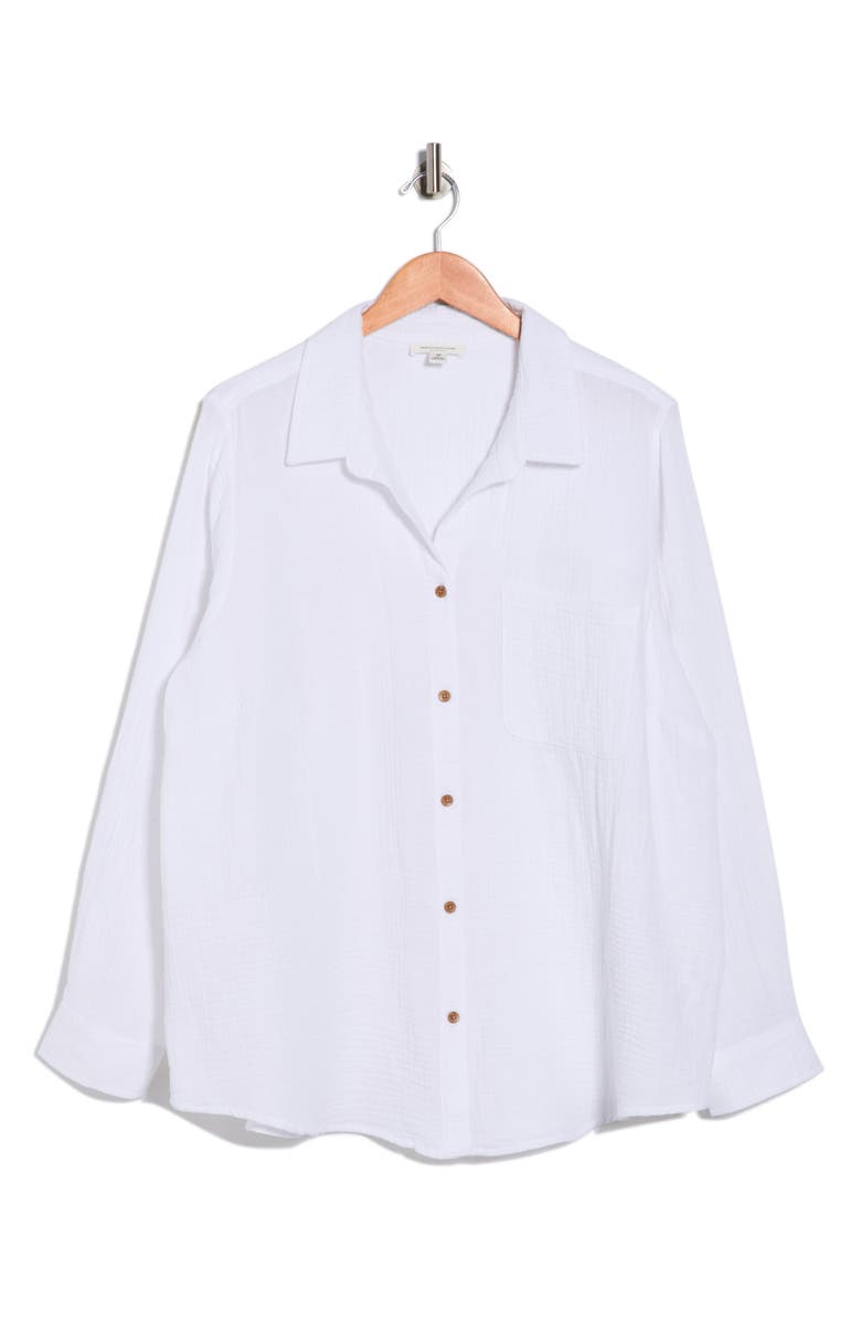 beachlunchlounge Amada Shirt, Main, color, White