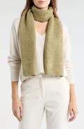 AllSaints Metallic Faux Fur Scarf