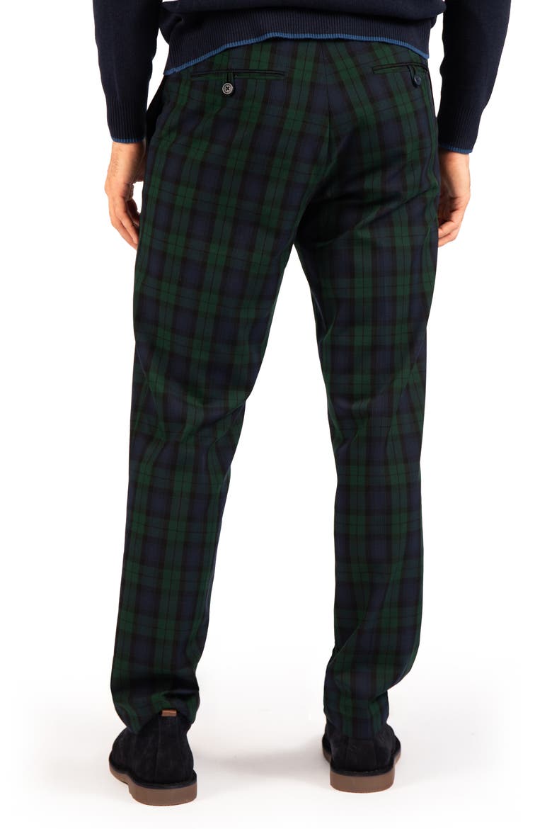 Blackwatch Plaid Dress Pants, Alternate, color, GREEN