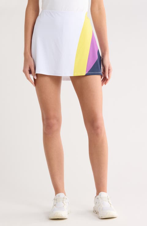 A-Line Block Print Skirt