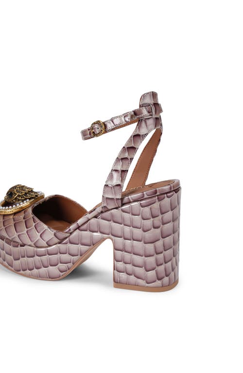 Kurt Geiger London Chelsea Ankle Strap Platform Pump In Multi