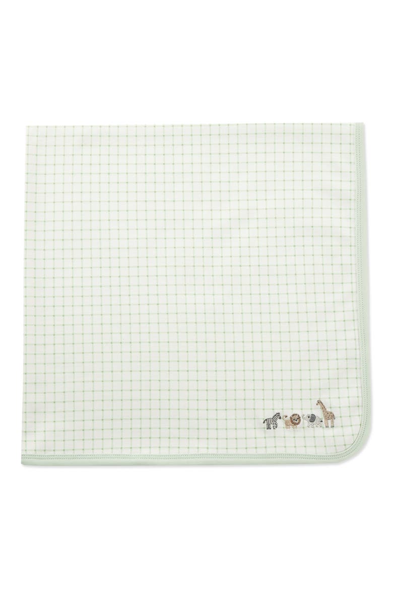 Jungle Embroidered Baby Blanket (Nordstrom Exclusive), Alternate, color, GREEN