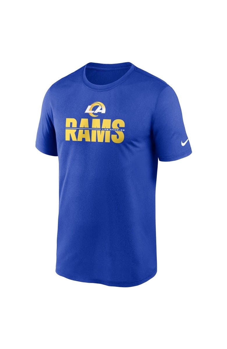 Nike Men's Nike Royal Los Angeles Rams Legend Microtype Performance T-Shirt, Alternate, color, 