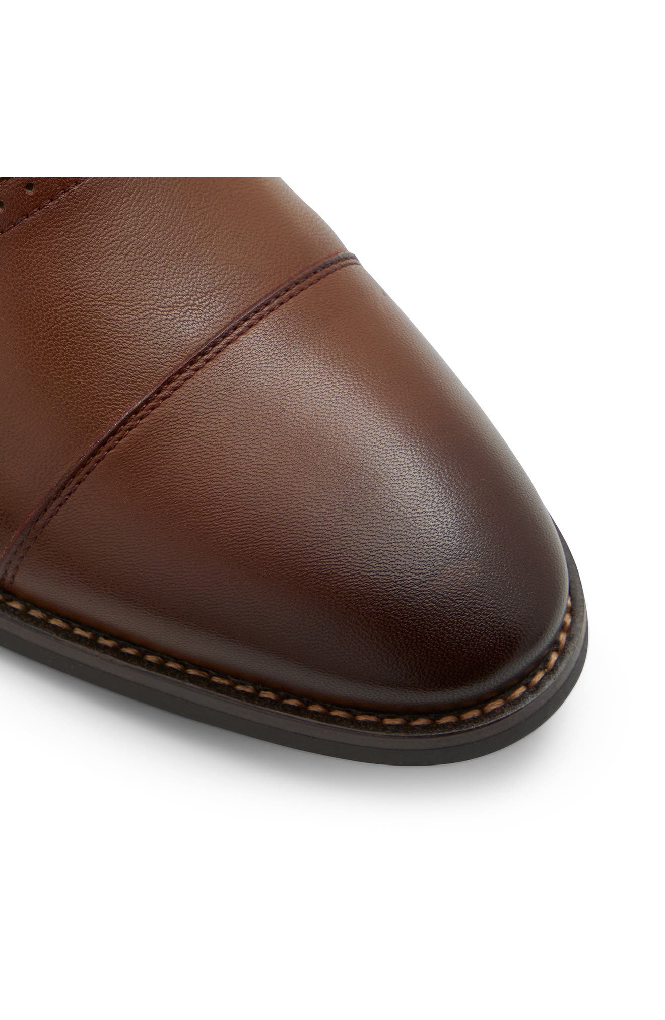 ALDO Ayton Cap Toe Oxford, Alternate, color, Cognac