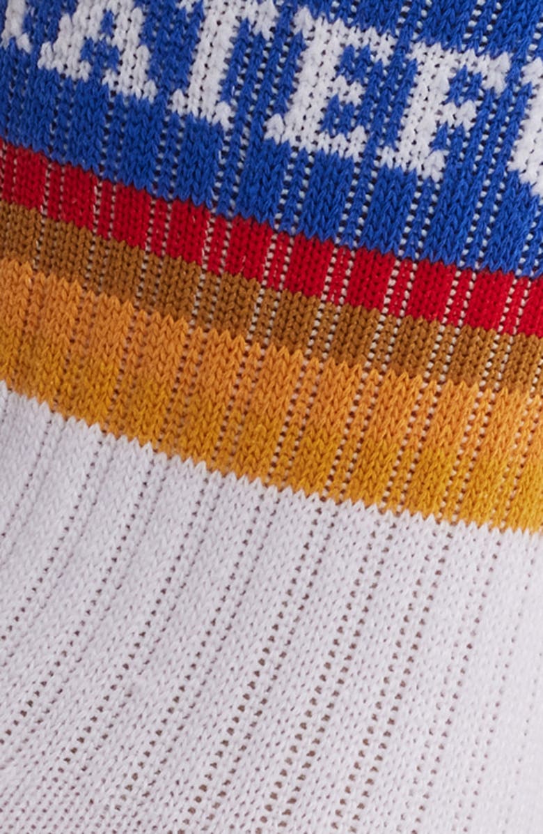 Friday Feelin’ Grateful Crew Socks, Alternate, color, White