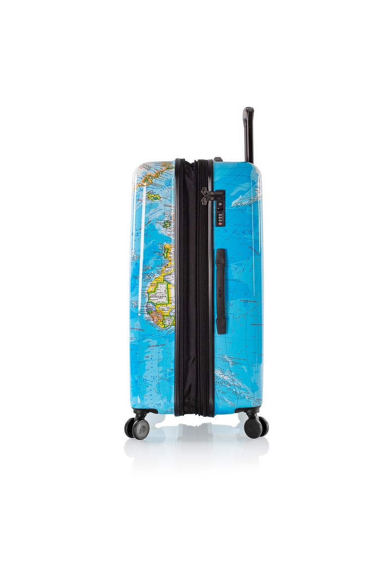 Journey 3G 30 Inch Fashion Spinner® Luggage, Alternate, color, Blue Maps