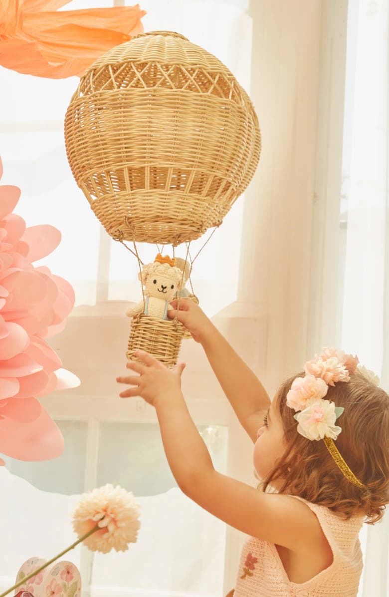 cuddle+kind Tiny Sebastian the Lamb Stuffed Animal, Alternate, color, Blue