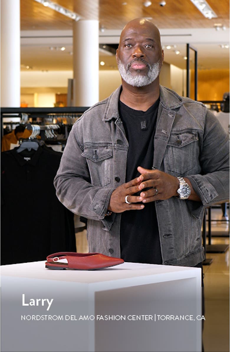 Hadiya Pointed Toe Slingback Flat, sales video thumbnail