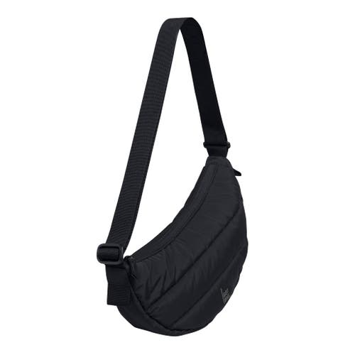 Got Bag Puffer Moon Bag Small In Black Monochrome