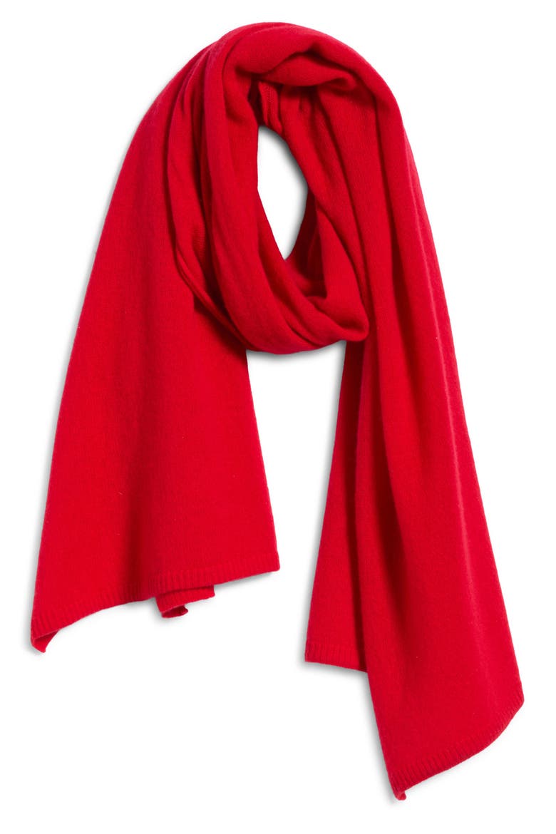 Cashmere Scarf, Alternate, color, RED CELEBRATION