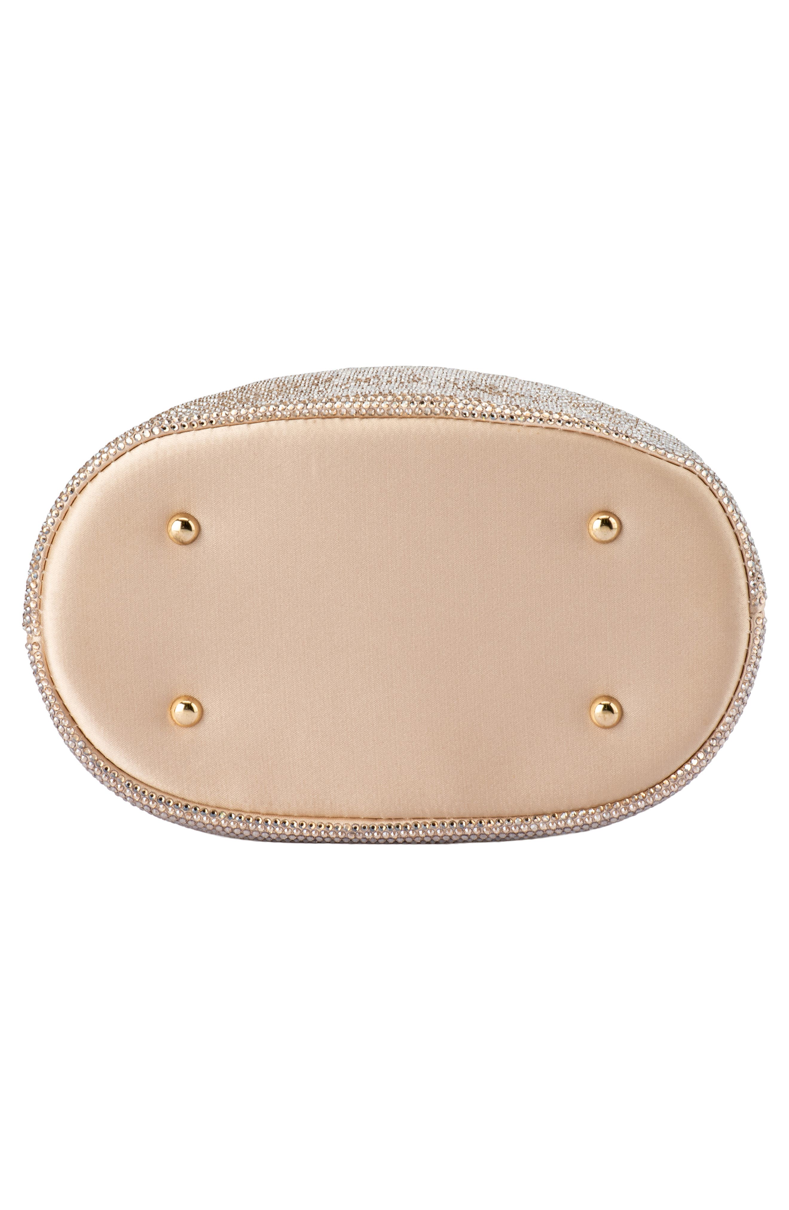 Mabel Crystal Top Handle Clutch, Alternate, color, CHAMPAGNE