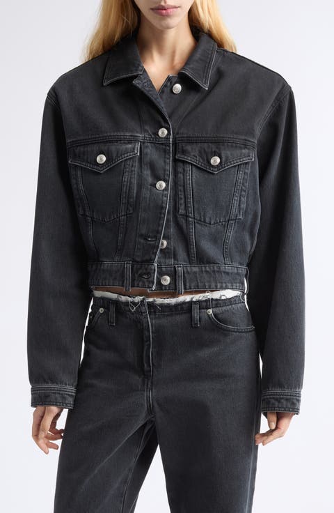 Venim Belted Denim Button-Up Shirt