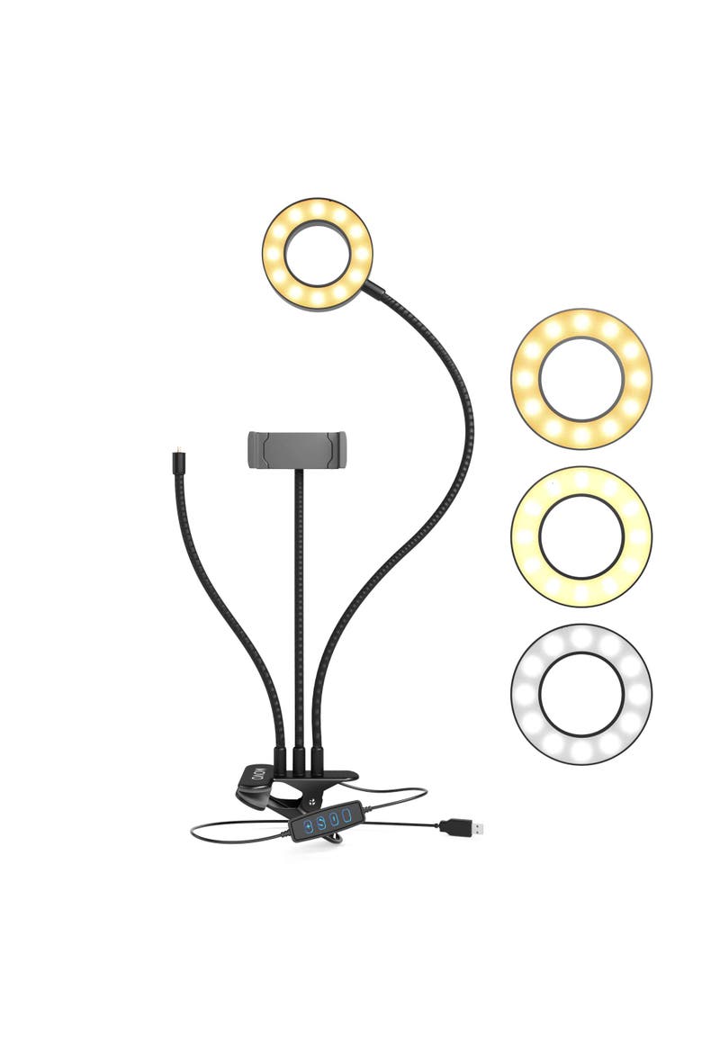 VGC-3 Selfie Ring Light Stand - Complete Mobile Studio, Main, color, Black
