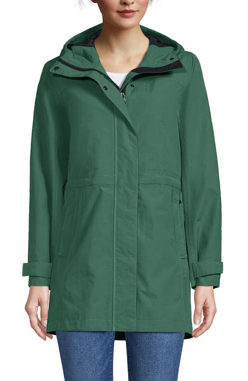 LANDS' END LANDS' END SQUALL HOODED WATERPROOF RAINCOAT