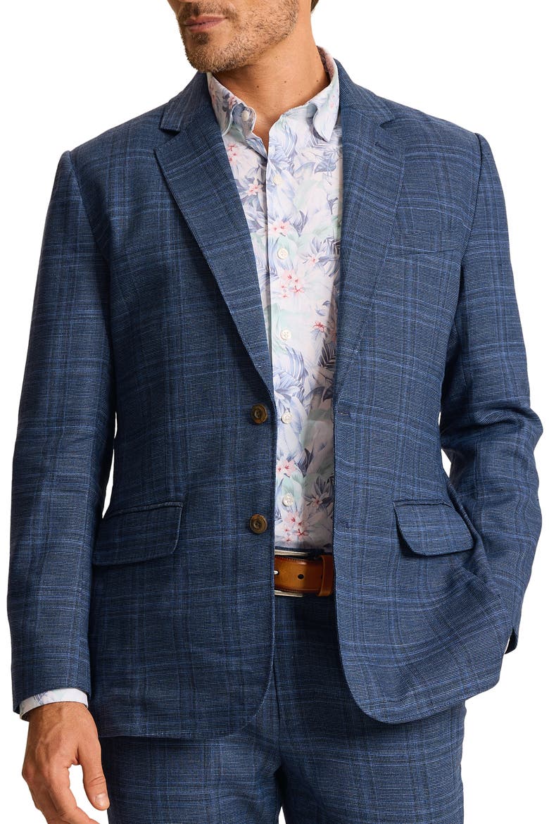 Latigo Glen Plaid Sport Coat, Main, color, MARITIME