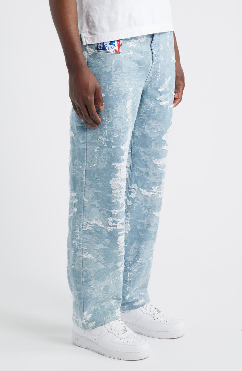 VERYRARE Skel/Sword Straight Leg Jeans, Alternate, color, Blue