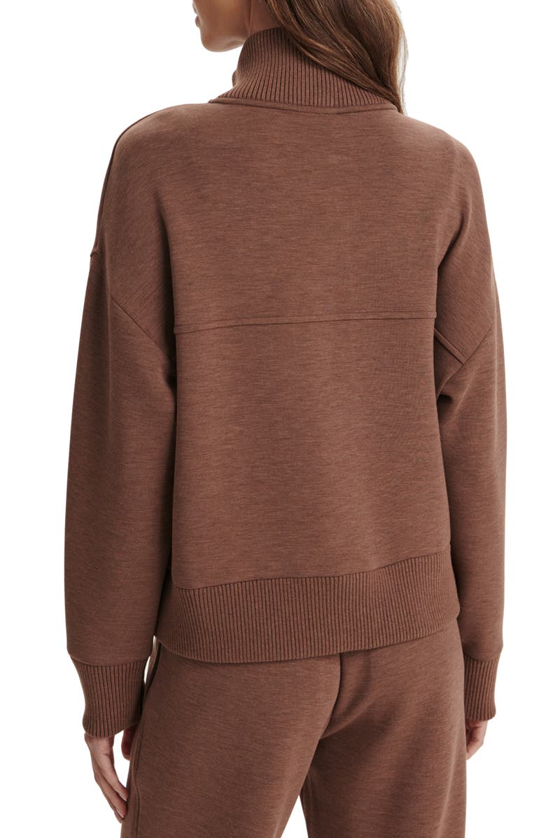Varley Sabrina DoubleSoft<sup>®</sup> Button-Up Sweatshirt, Alternate, color, Golden Bronze Marl