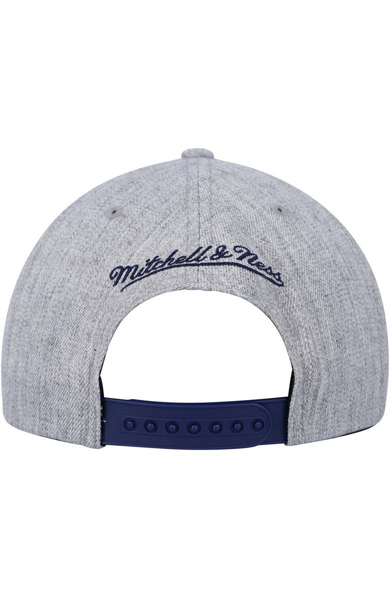 Mitchell & Ness Men's Mitchell & Ness Heather Gray Indiana Pacers Hardwood Classics 2.0 Snapback Hat, Alternate, color, 