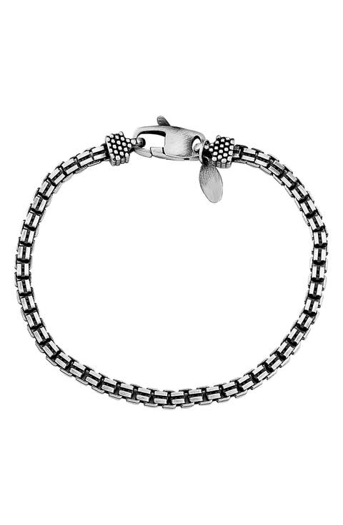 4mm Double Box Chain Bracelet