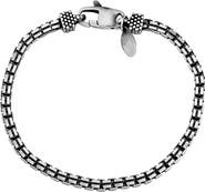 SAMUEL B. Sterling Silver Double Box Chain Bracelet